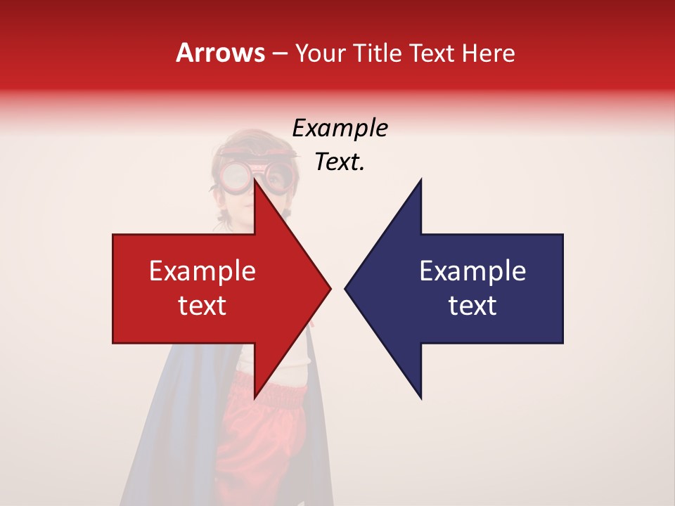 Hero Red Childhood PowerPoint Template