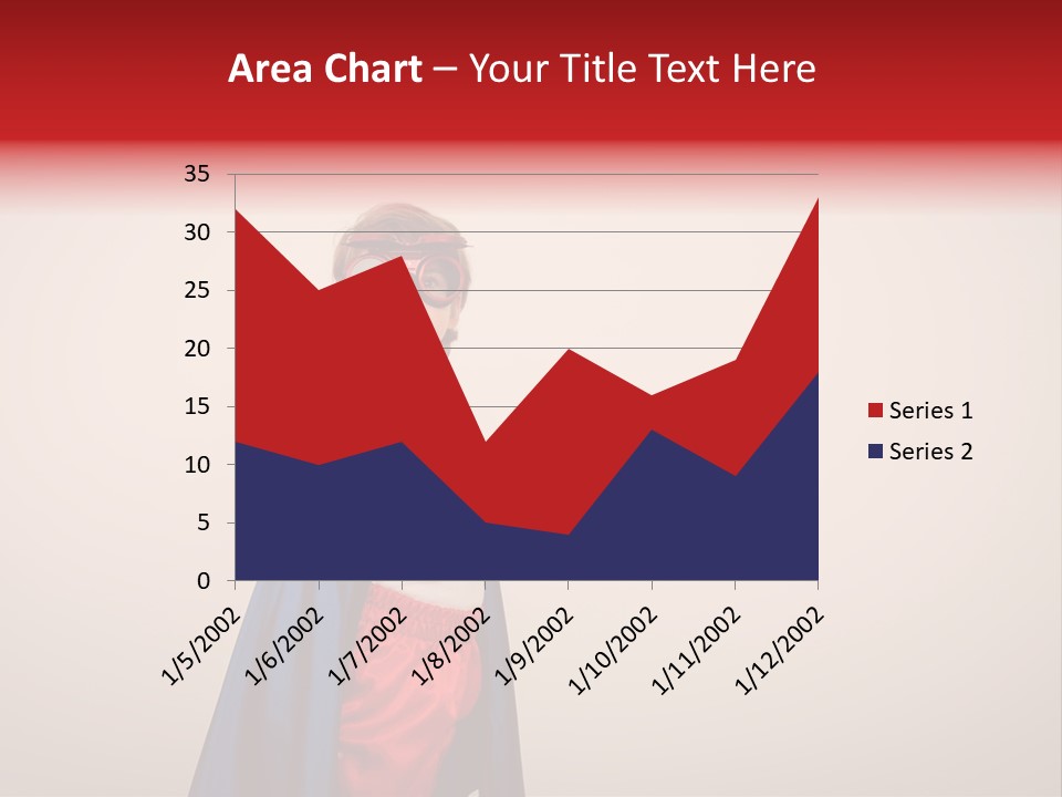 Hero Red Childhood PowerPoint Template