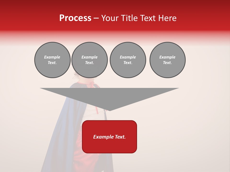 Hero Red Childhood PowerPoint Template