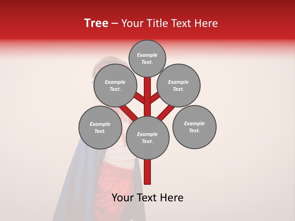 Hero Red Childhood PowerPoint Template
