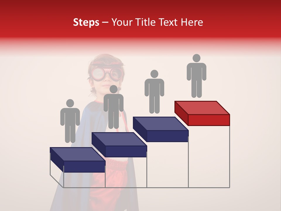 Hero Red Childhood PowerPoint Template