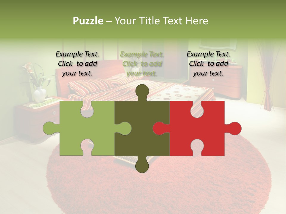 Mattress Comfortable Sheets PowerPoint Template