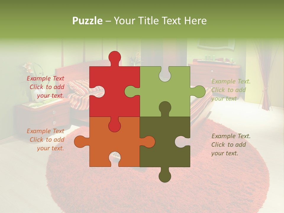 Mattress Comfortable Sheets PowerPoint Template