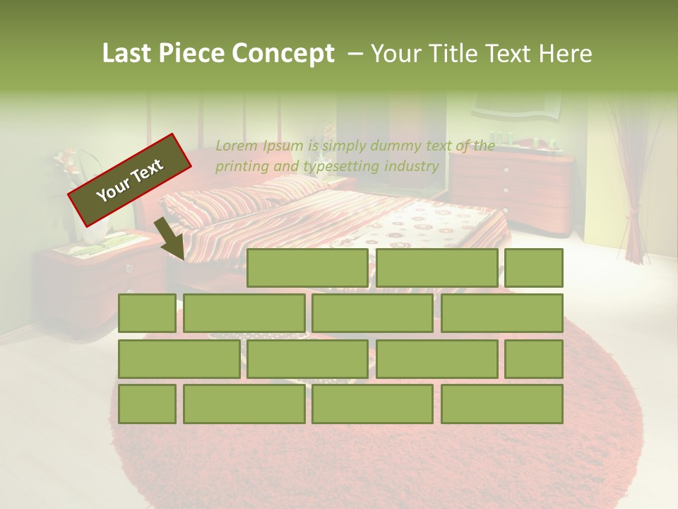 Mattress Comfortable Sheets PowerPoint Template