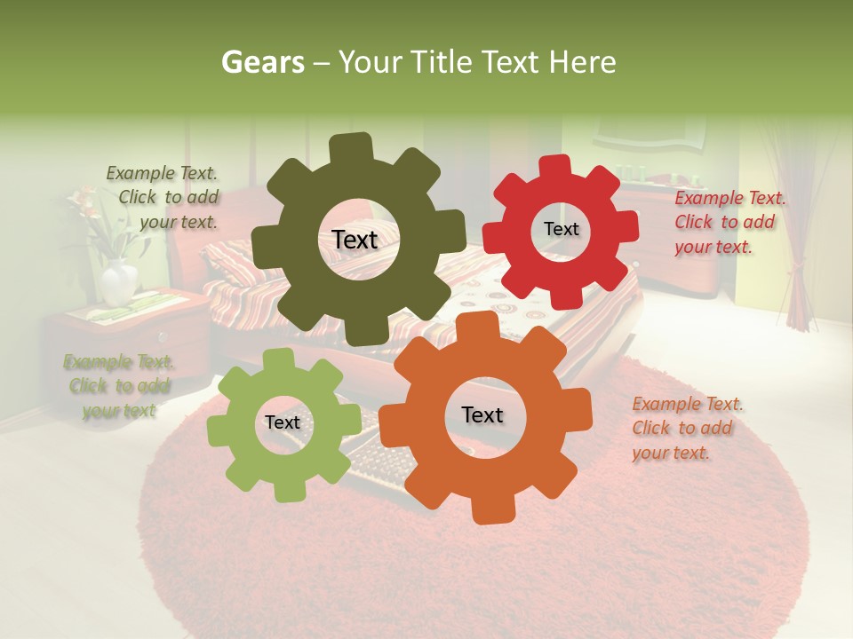 Mattress Comfortable Sheets PowerPoint Template