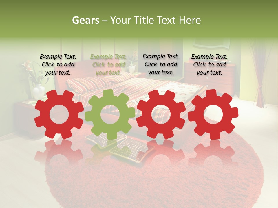 Mattress Comfortable Sheets PowerPoint Template