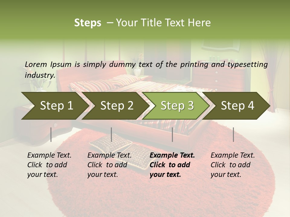 Mattress Comfortable Sheets PowerPoint Template