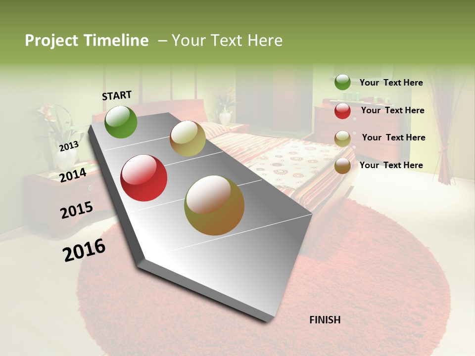 Mattress Comfortable Sheets PowerPoint Template