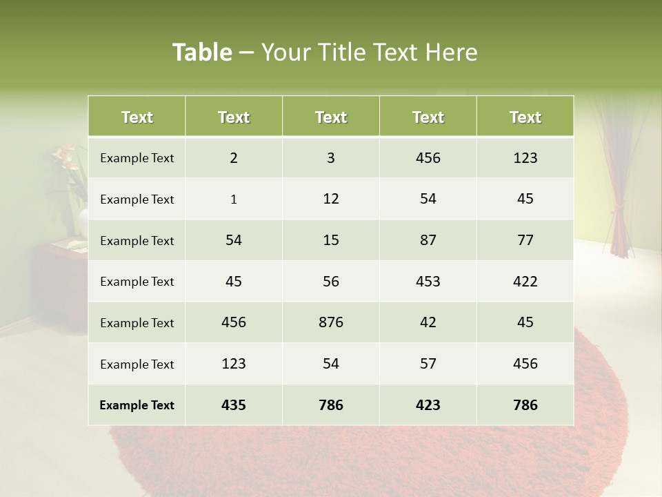 Mattress Comfortable Sheets PowerPoint Template
