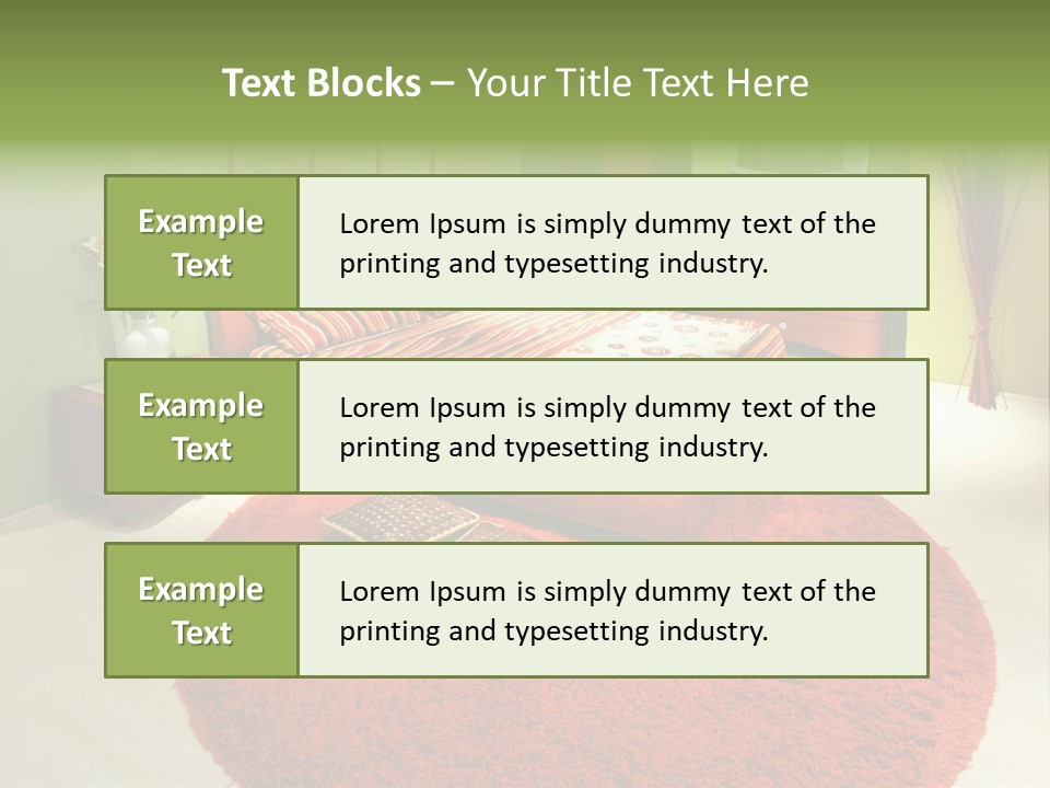Mattress Comfortable Sheets PowerPoint Template