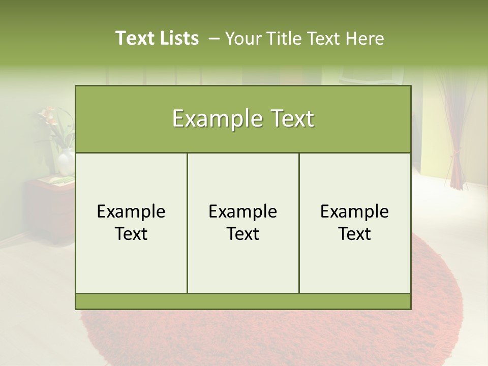 Mattress Comfortable Sheets PowerPoint Template