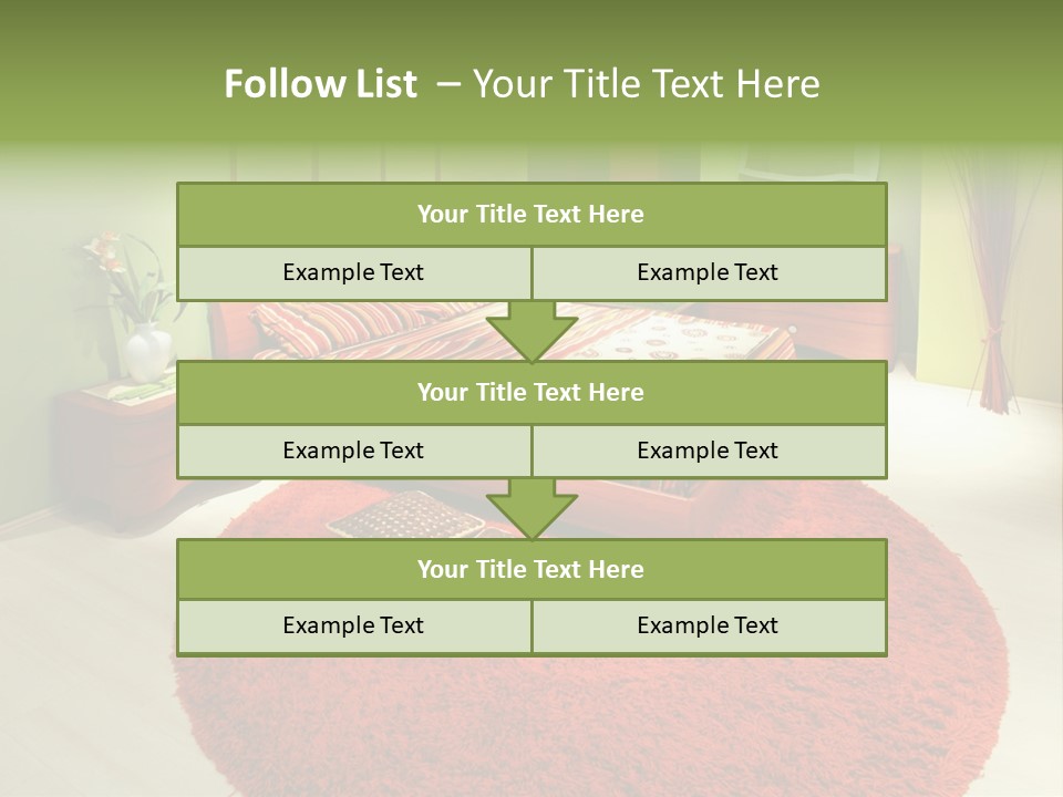 Mattress Comfortable Sheets PowerPoint Template