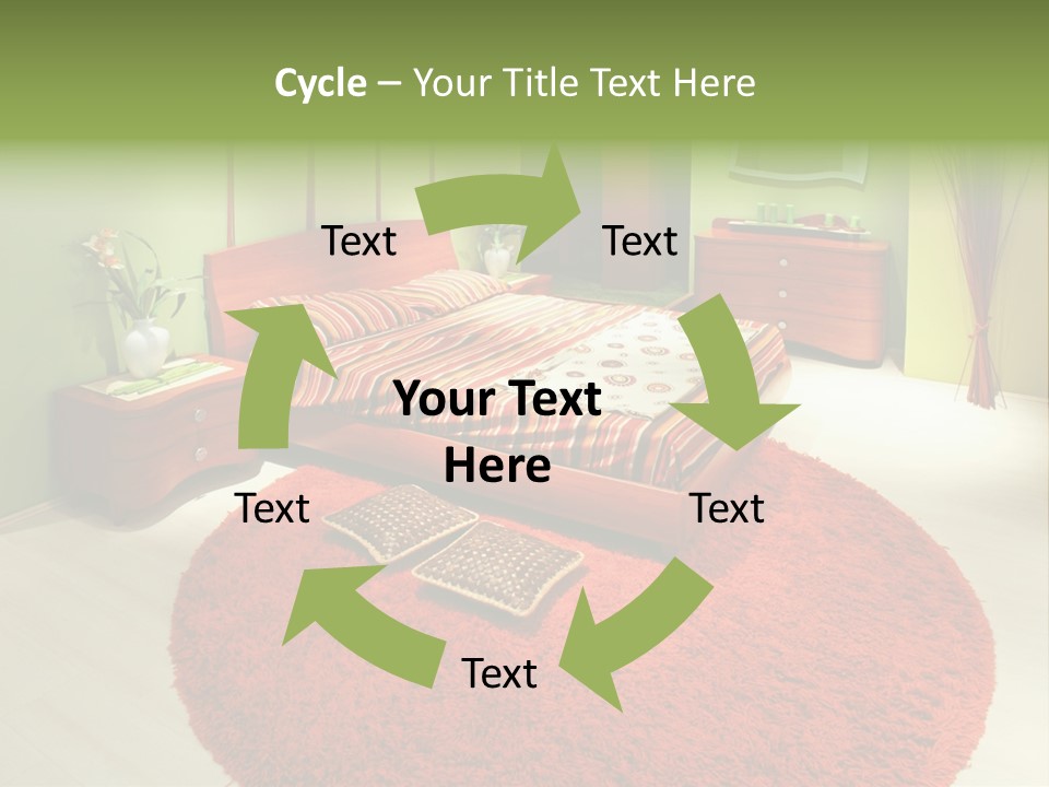 Mattress Comfortable Sheets PowerPoint Template