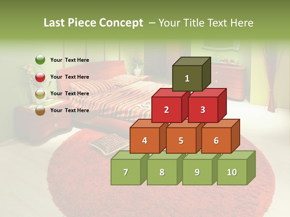 Mattress Comfortable Sheets PowerPoint Template