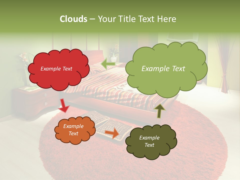 Mattress Comfortable Sheets PowerPoint Template