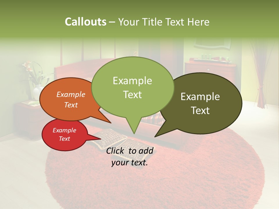 Mattress Comfortable Sheets PowerPoint Template