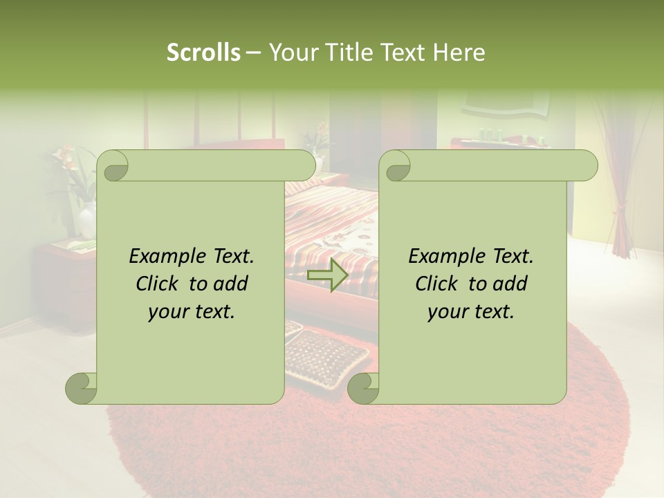 Mattress Comfortable Sheets PowerPoint Template