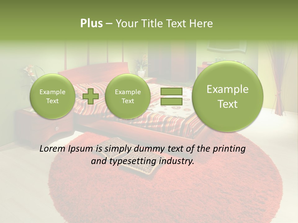 Mattress Comfortable Sheets PowerPoint Template