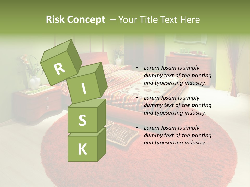 Mattress Comfortable Sheets PowerPoint Template