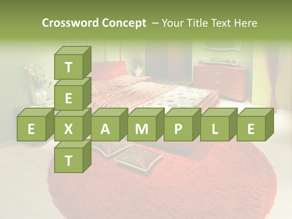 Mattress Comfortable Sheets PowerPoint Template