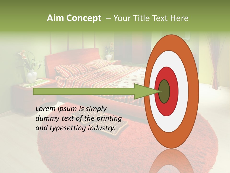 Mattress Comfortable Sheets PowerPoint Template