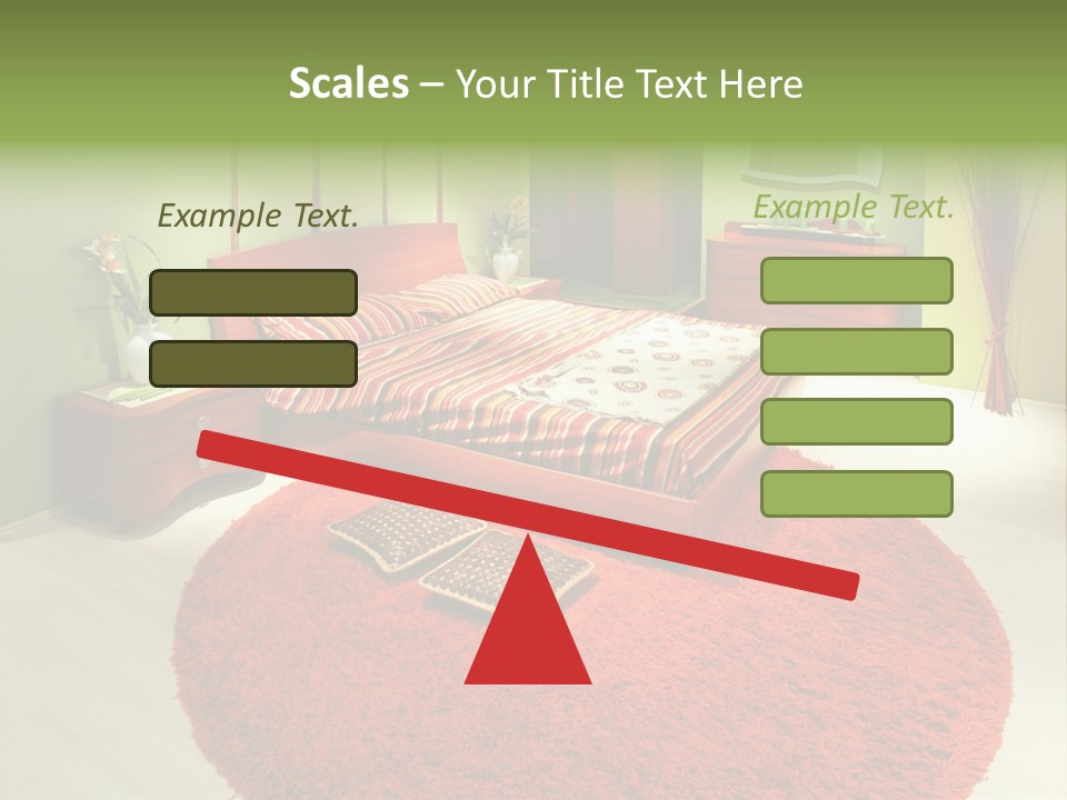 Mattress Comfortable Sheets PowerPoint Template