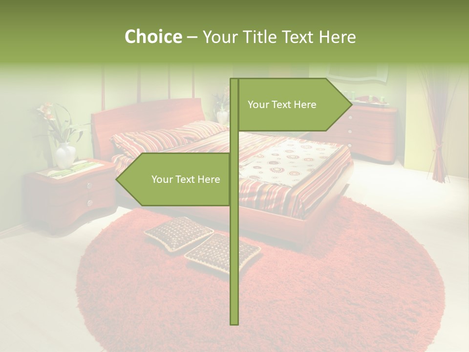 Mattress Comfortable Sheets PowerPoint Template