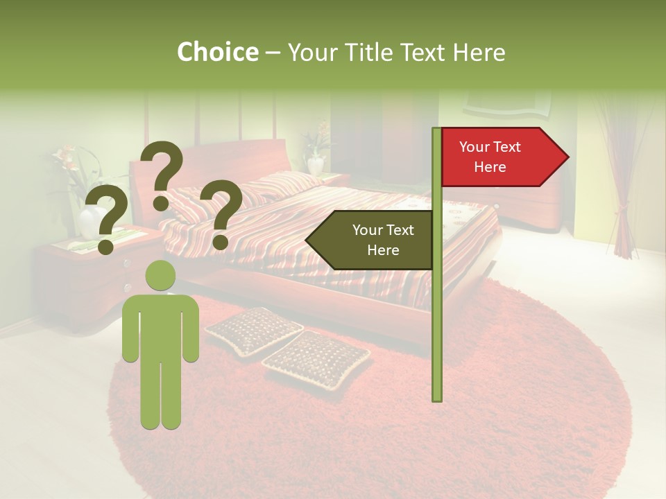 Mattress Comfortable Sheets PowerPoint Template