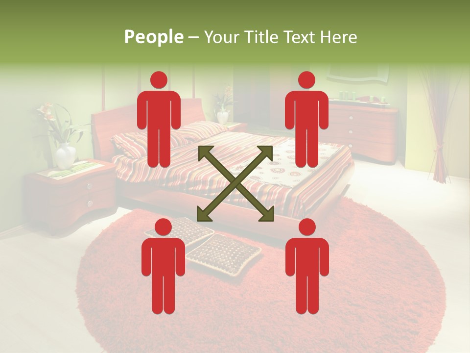 Mattress Comfortable Sheets PowerPoint Template