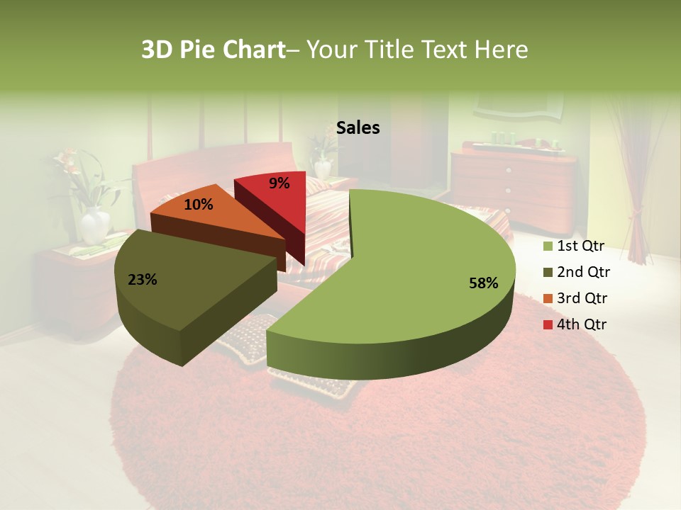 Mattress Comfortable Sheets PowerPoint Template