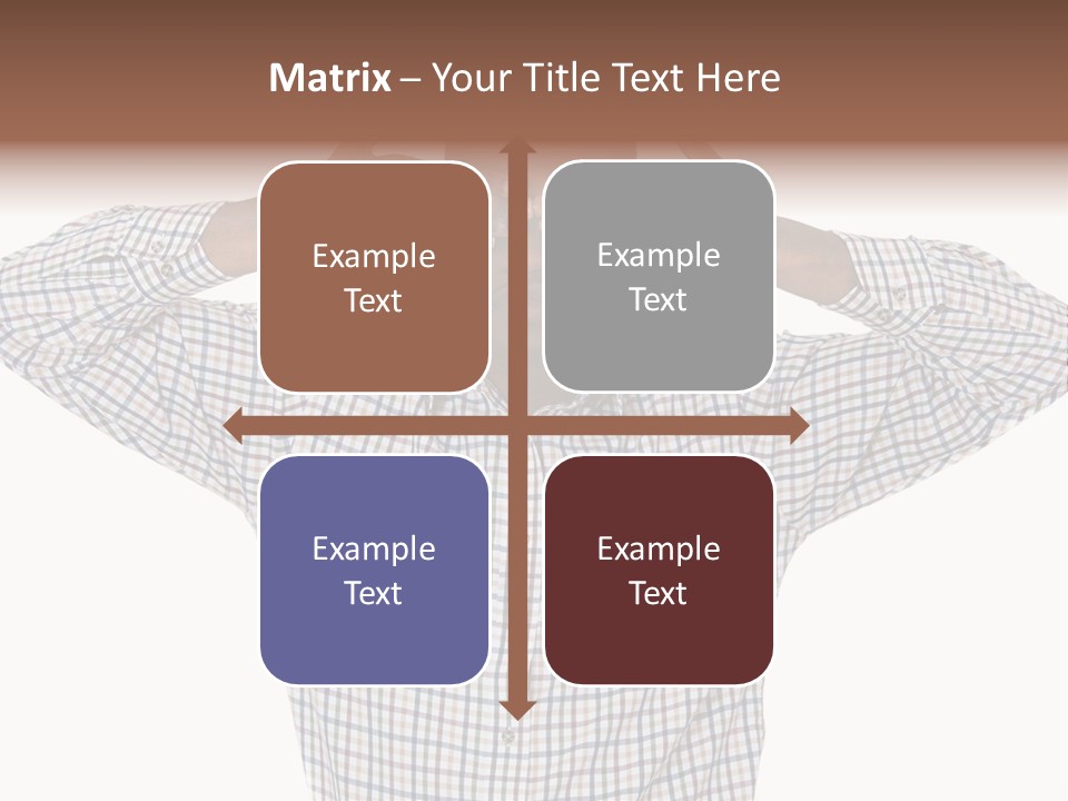 A Man Covering His Eyes With His Hands PowerPoint Template