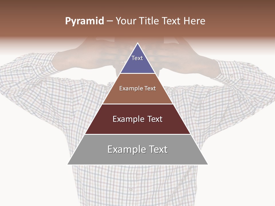 A Man Covering His Eyes With His Hands PowerPoint Template