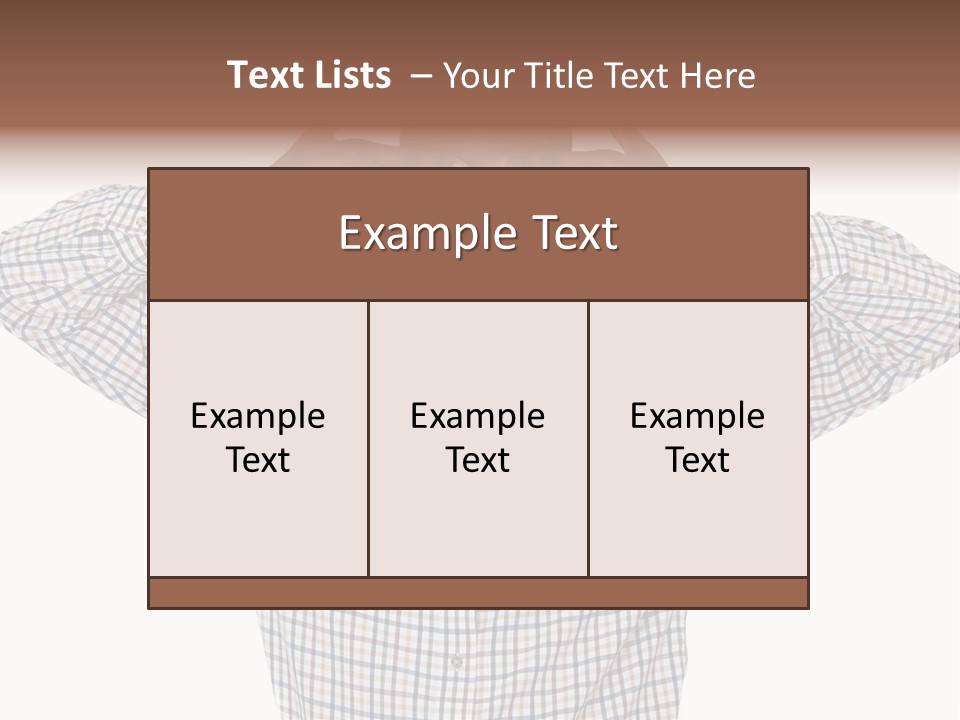 A Man Covering His Eyes With His Hands PowerPoint Template
