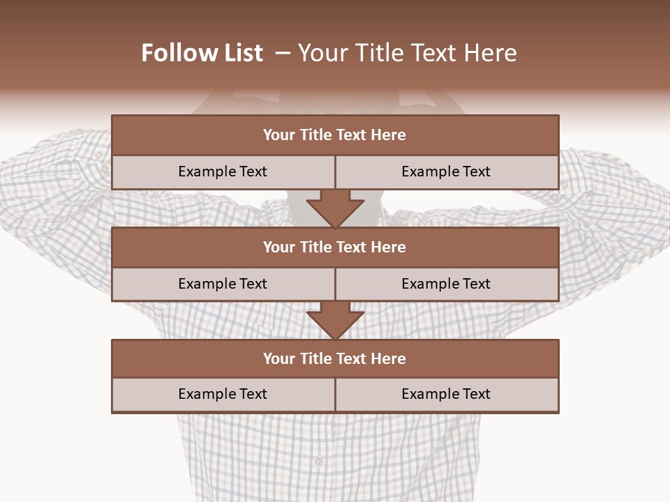 A Man Covering His Eyes With His Hands PowerPoint Template
