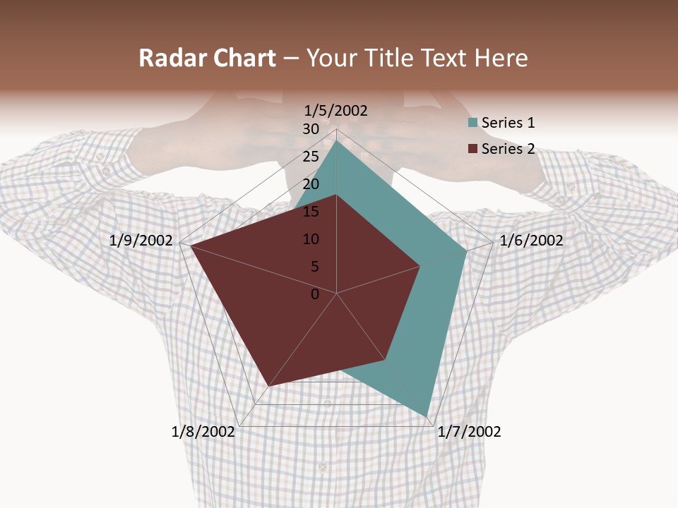 A Man Covering His Eyes With His Hands PowerPoint Template