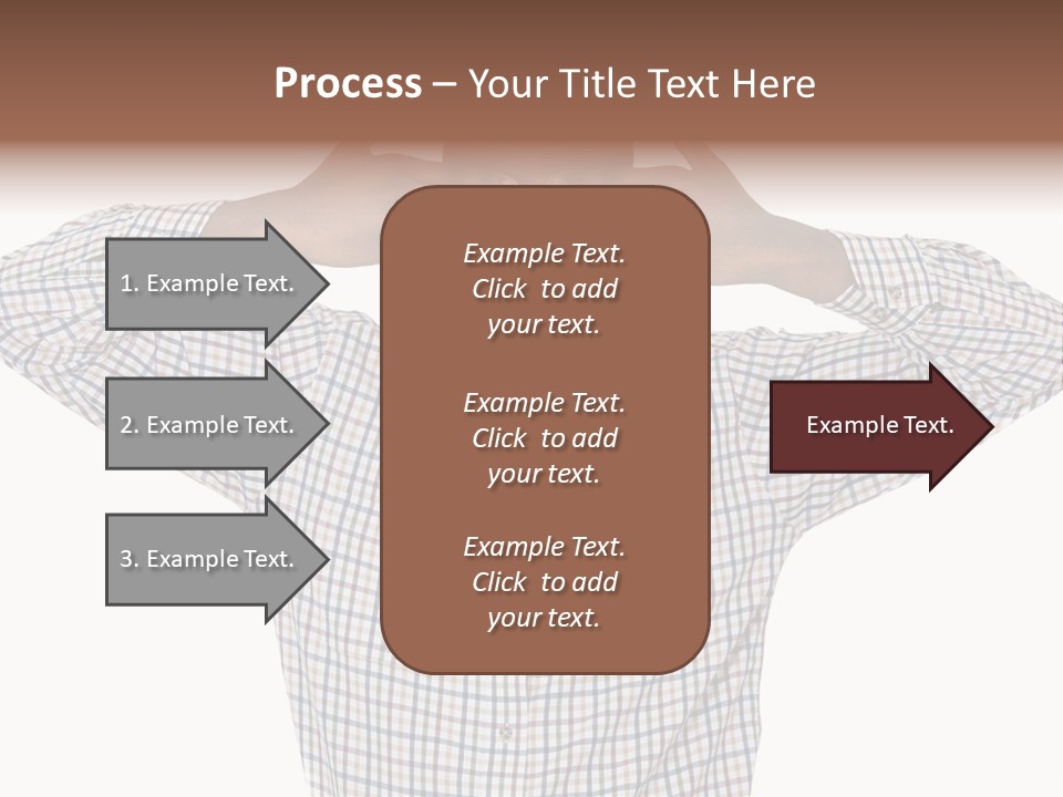 A Man Covering His Eyes With His Hands PowerPoint Template
