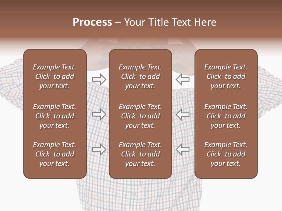 A Man Covering His Eyes With His Hands PowerPoint Template