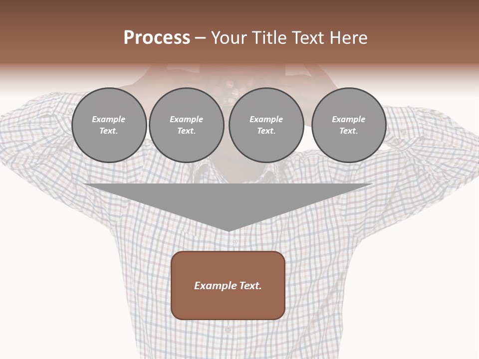 A Man Covering His Eyes With His Hands PowerPoint Template