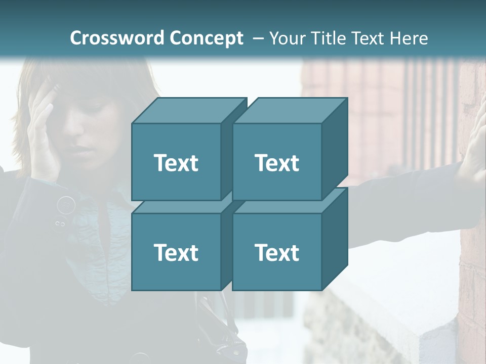 Old Human Pain PowerPoint Template