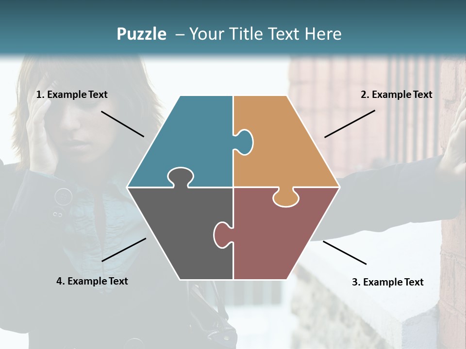 Old Human Pain PowerPoint Template