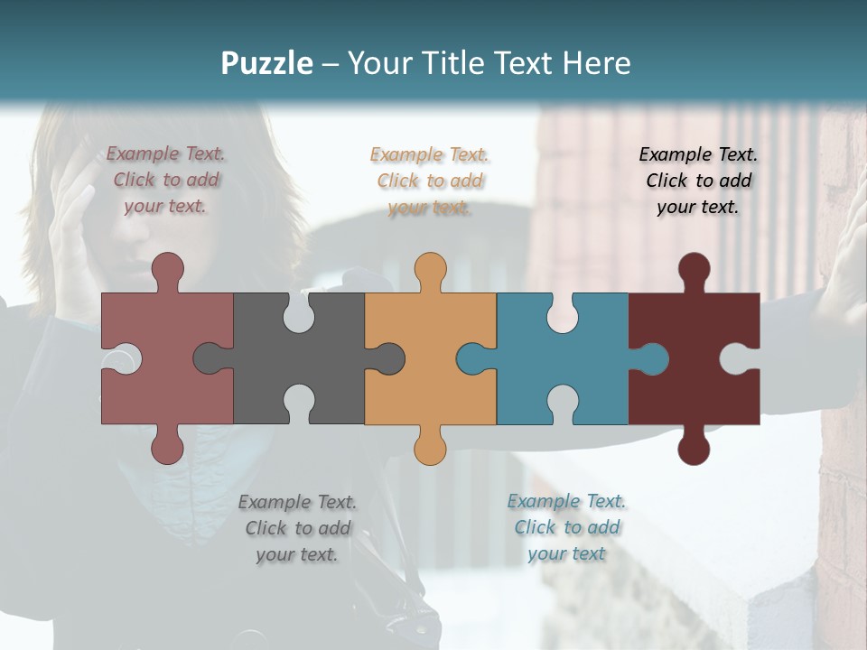 Old Human Pain PowerPoint Template