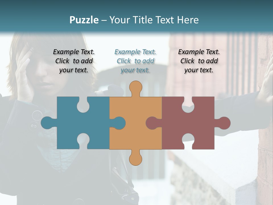 Old Human Pain PowerPoint Template