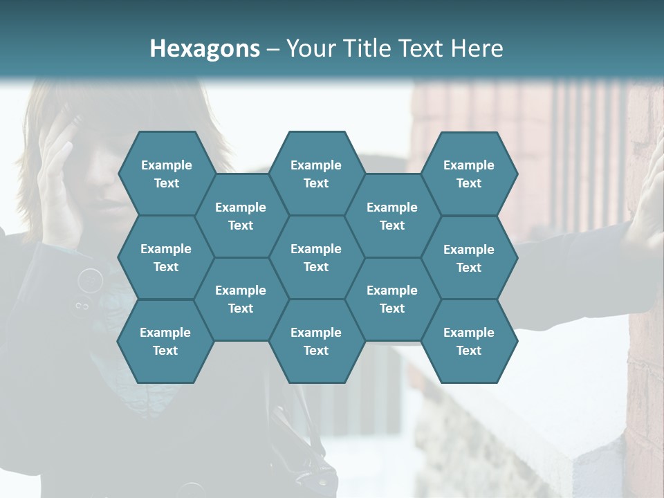 Old Human Pain PowerPoint Template