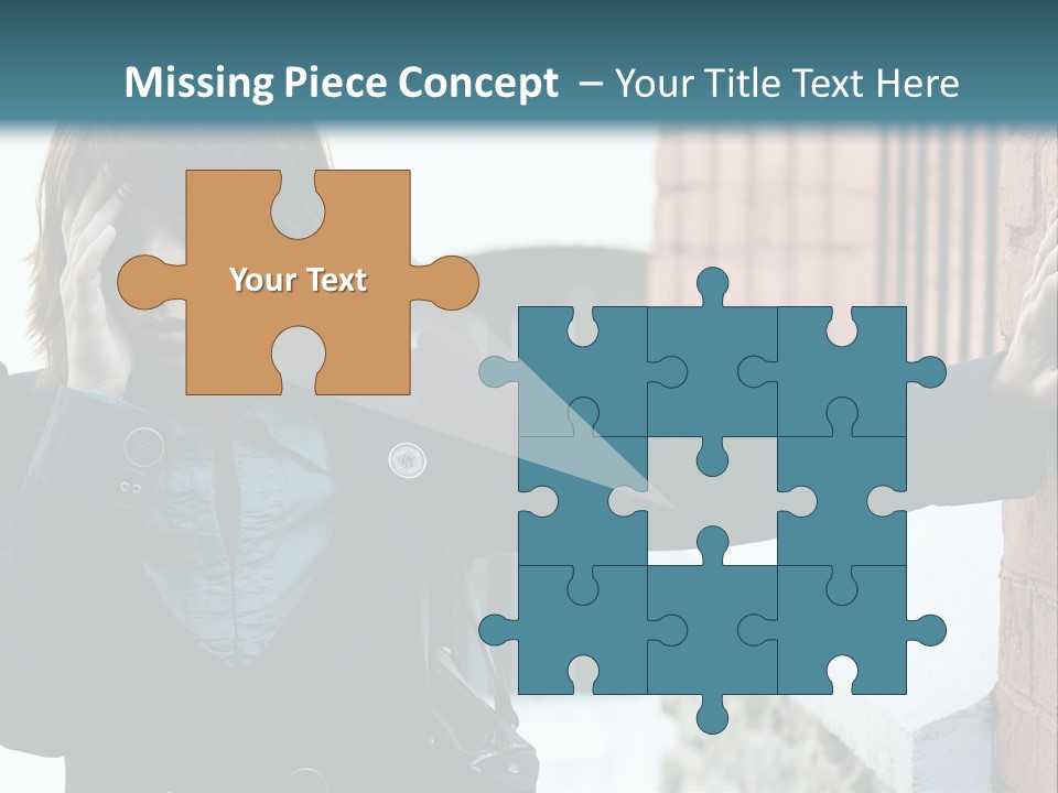 Old Human Pain PowerPoint Template