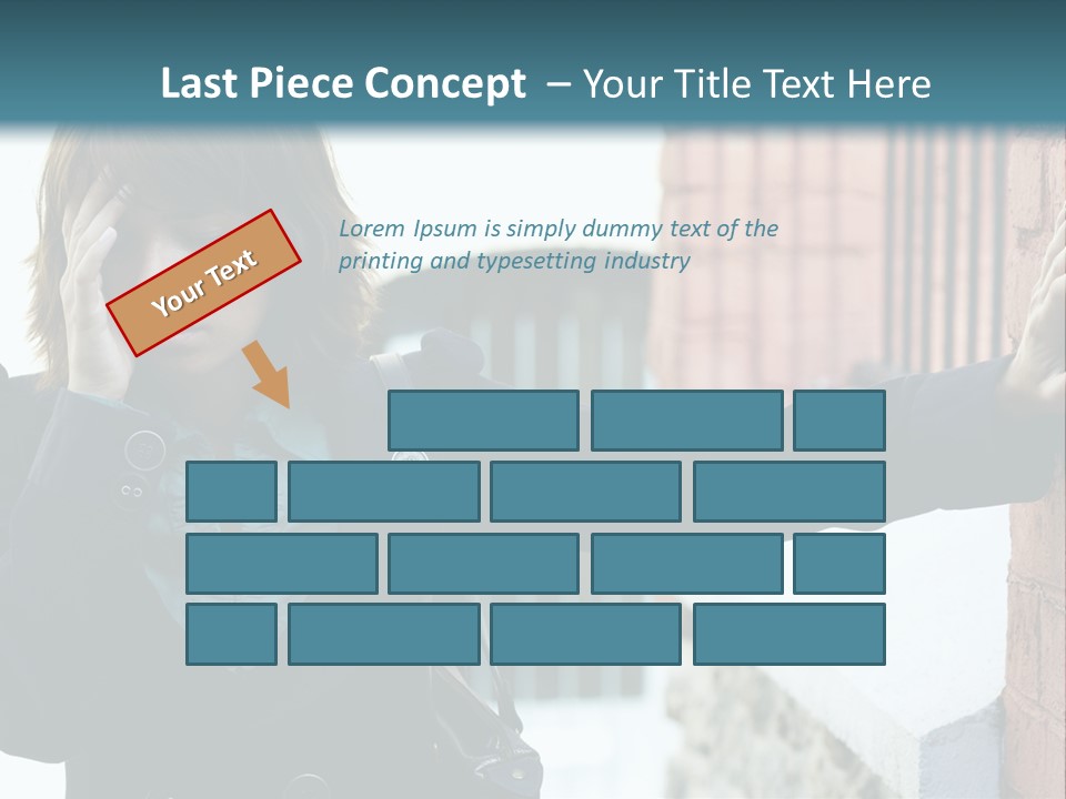 Old Human Pain PowerPoint Template