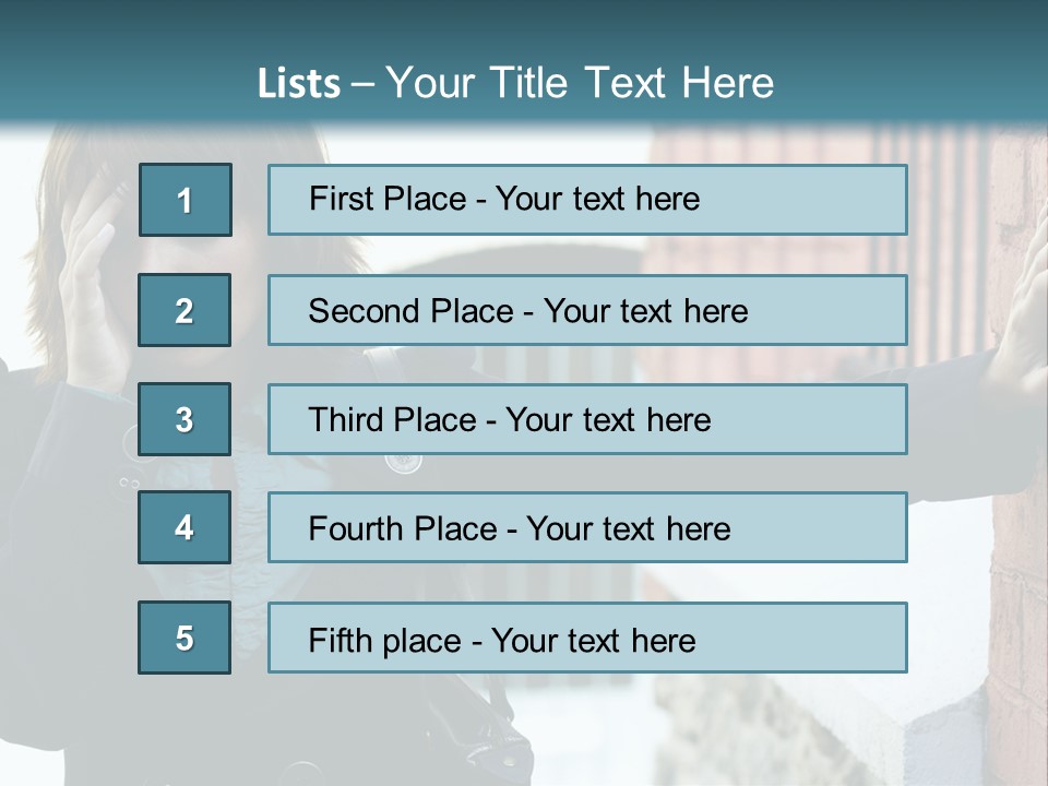 Old Human Pain PowerPoint Template