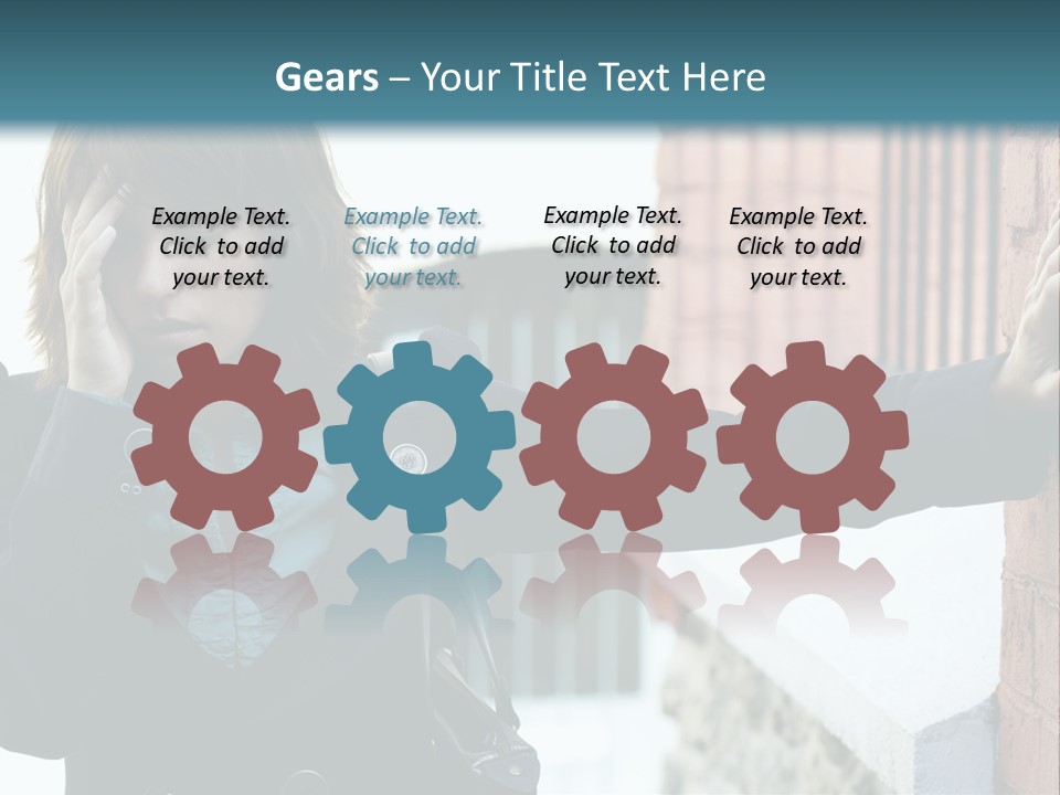 Old Human Pain PowerPoint Template