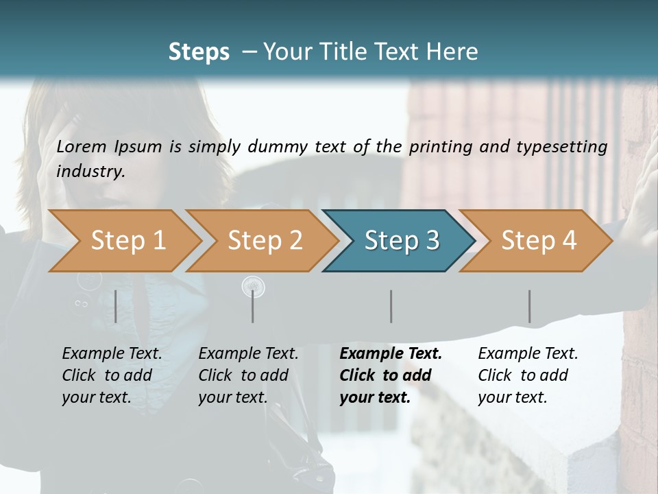 Old Human Pain PowerPoint Template