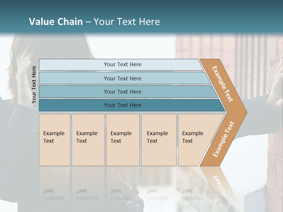 Old Human Pain PowerPoint Template
