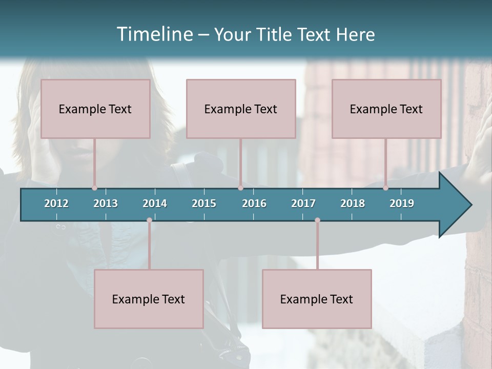 Old Human Pain PowerPoint Template
